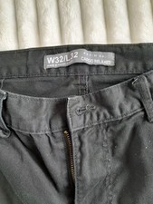 primark black trousers mens for sale  WOODBRIDGE