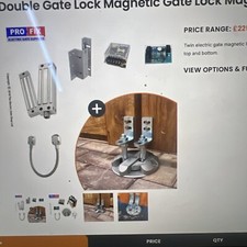 Electric gate lock for sale  BATTLE