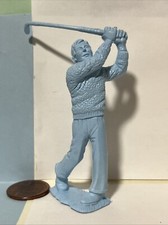 Usado, Boneco de plástico azul golfista Marx Sports miniatura atleta de golfe loja de centavos brinquedo comprar usado  Enviando para Brazil