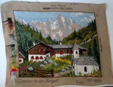 Part completed tapestry for sale  WISBECH