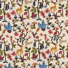 Sanderson fabric forest for sale  WAREHAM