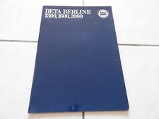 Catalogue lancia beta d'occasion  Saint-Cyr-sur-Mer