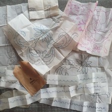 Vintage embroidery transfers for sale  PERTH