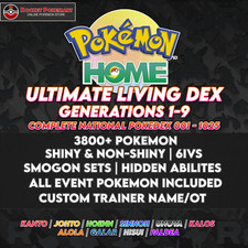 Full Living Dex | Pokemon Home | Definitive Edition | COMPLETO comprar usado  Enviando para Brazil