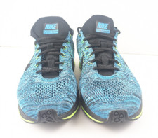 Usado, Nike Flyknit Racer "Blue Lagoon Gecko" 2015 tamanho 8.5 comprar usado  Enviando para Brazil