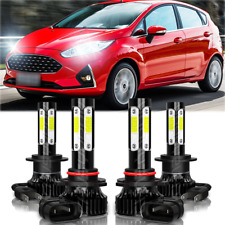 Usado, Kit de lâmpada Hi/Lo Beam 6000K farol dianteiro LED para Ford Fiesta 2011-2019 comprar usado  Enviando para Brazil