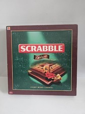 Scrabble deluxe wooden for sale  NORTHWOOD
