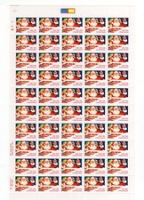 1991 29 centavos Natal Papai Noel folha completa de 50, Scott #2579, perfeito estado NH comprar usado  Enviando para Brazil
