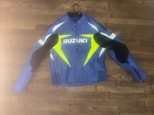 Suzuki blue leather for sale  NEWPORT