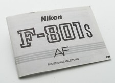 Bedienungsanleitung nikon 801s gebraucht kaufen  Filderstadt