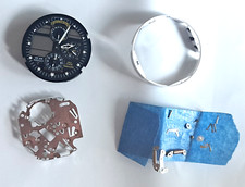 Peças internas de relógio Citizen C300 Blue Angels Navihawk aço Q00869 comprar usado  Enviando para Brazil