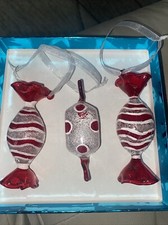Christmas glass sweets for sale  SWINDON