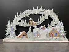 Kit MDF Alpine Village cena de Natal MDF sem pintura comprar usado  Enviando para Brazil
