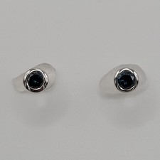 Diamantohrstecker blauer diama gebraucht kaufen  Idar-Oberstein