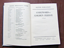 Codeword golden fleece for sale  SCARBOROUGH