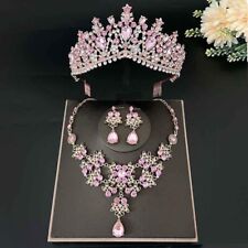 Elegant crystal necklace for sale  Springville
