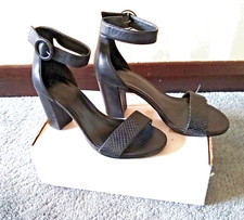 Black leather block for sale  ROCHFORD