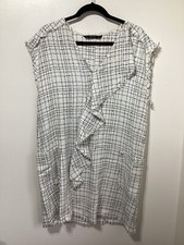 Zara white check for sale  AYLESFORD
