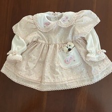 Vestido rosa boneca Adora com filhote no bolso e detalhes florais + cabide comprar usado  Enviando para Brazil