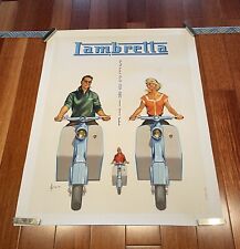 Affiche lambretta moto d'occasion  Herry