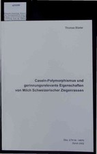 Casein polmorphismus gerinnung gebraucht kaufen  Delitzsch
