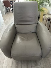 Natuzzi leather recliner for sale  BRAINTREE
