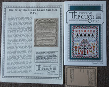 Gráfico OOP Threads Through Time Betsey Cheeseman Leach Sampler 1845; mais catálogo comprar usado  Enviando para Brazil