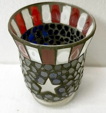 Usado, Vaso de plástico pequeno vermelho branco azul comprar usado  Enviando para Brazil