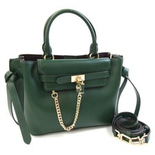 Bolsa de mão Michael Kors 2WAY 30F1G9H1S1L couro verde usada tiracolo bolsa de ombro comprar usado  Enviando para Brazil