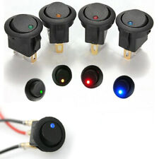 1 x Interruptor 12V Round Rocker ON/OFF Interruptor Carro/Van/Traço/Barco LED/Luz PRETO. comprar usado  Enviando para Brazil