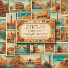 Cartoline regionali puglia usato  Milano