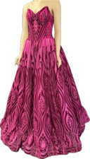 Luxury burgundy lace for sale  Roswell