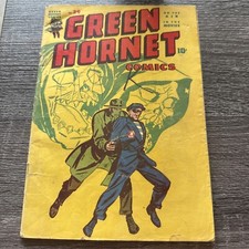Quadrinhos Green Hornet #29 Harvey capa caveira quadrinhos 1946 Era de Ouro comprar usado  Enviando para Brazil