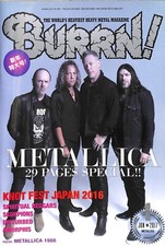 Burrn! Magazine Issue #1 January 2017 Metallica Cover Heavy Metal Japan comprar usado  Enviando para Brazil