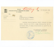 Carnaro fasci combattimento usato  Milano
