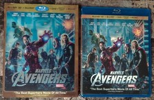 Marvel's The Avengers 3D Blu-ray DVD Digital 4-Disc Set w Lenticular Slipcover comprar usado  Enviando para Brazil