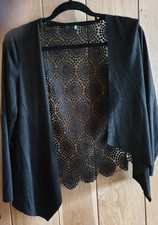 Black buttonless cardigan for sale  NEWTON STEWART