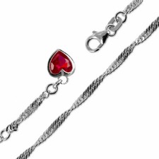 Fußkette singapur zirkonia gebraucht kaufen  Schloß Holte-Stukenbrock