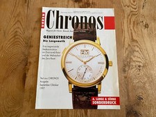 Suplemento para revistas Chronos - Stroke of Genius: The Langematik Mechanism - 1997, usado comprar usado  Enviando para Brazil