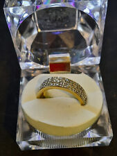 Gold diamond band for sale  KILBIRNIE