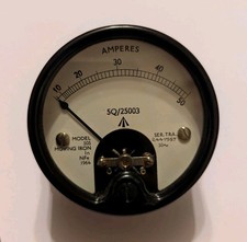 Vintage ammeter gauge for sale  LINCOLN