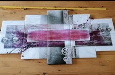 Bilder leinwand abstrakt gebraucht kaufen  Winnert