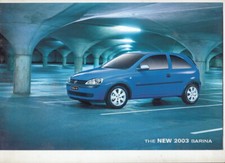 Usado, 2003 HOLDEN XC BARINA 4p Folheto 3 PORTAS SXi 5 PORTAS CD Como OPEL CORSA C comprar usado  Enviando para Brazil