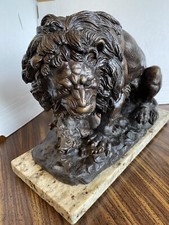 Bronze sculpture lion for sale  Little Neck