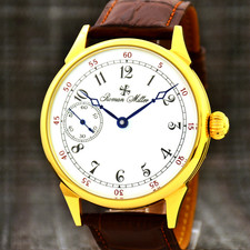 Relógio masculino de ouro mecânico vintage relógio de casamento 43 mm Roman Miller comprar usado Relógio masculino de ouro mecânico vintage relógio de casamento 43 mm Roman Miller comprar usado  Enviando para Brazil