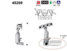 Catalizzatore dfc bmw usato  Italia