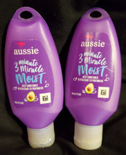 Condicionador Aussie 3 Minute Miracle Moist Deep tamanho de viagem 1,7 oz - Conjunto de 2 comprar usado  Enviando para Brazil