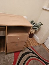 Wood desk led for sale  MANCHESTER