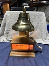RARO DISPLAY DE BARRA DE SINO ILUMINADO CUTTY SARK SCOTCH! comprar usado  Enviando para Brazil