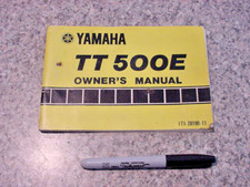 Yamaha motorcycle tt500e for sale  Stockton